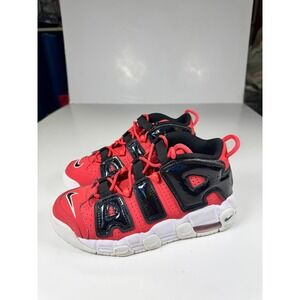 Nike Air More Uptempo GS I Got Next DV2205-600 Kids 6 Sneaker Red Leather Shoes